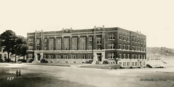 Historical photo of school