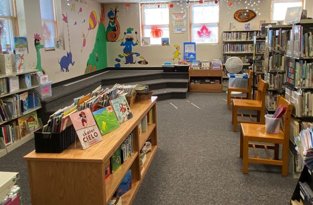 Library Area for Kids Books